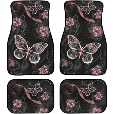 Easy-To-Clean Crystal Velvet Anti-Slip – Avtomobil döşəmə paspasları - car-floor-mat-26-33444468cm-two-pairs-four-pieces-in-total