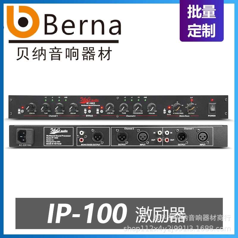 IP100专业激励器 音频激励器 音频处理器 均衡激励器 音响设备