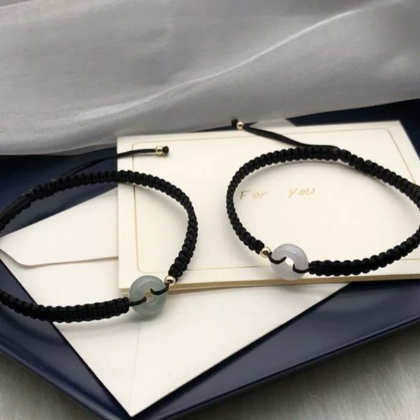 Safety Buckle couple bracelet couple's woven bracelet for girlfriend Valentine's Day gift high-end birthday gift