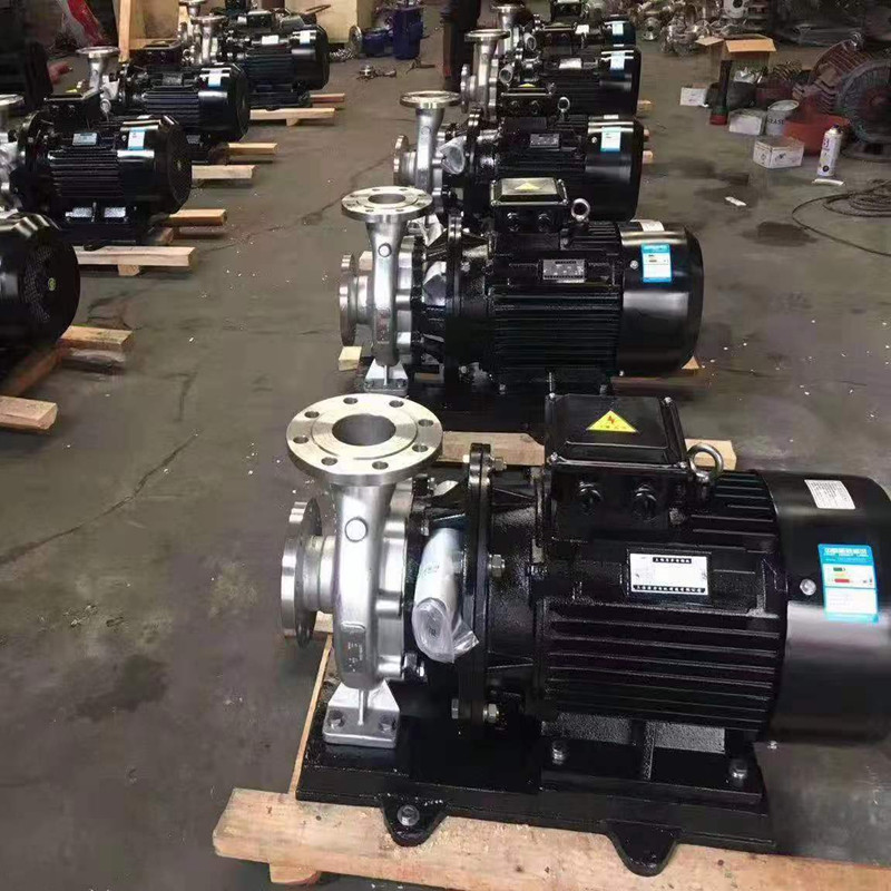 ISW不锈钢管道离心泵管道泵卧式直联泵耐腐蚀工业泵自吸泵增压泵