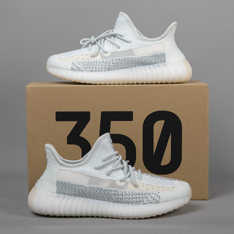 Putian Coco zapatos 2023 verano nuevo 350v2 volando tejido transpirable hombres y mujeres pareja zapatos palomitas zapatos para correr hombres