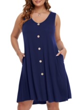 X 81801 V-neck Sleeves Dress V����������ȹ �羳ŷ��