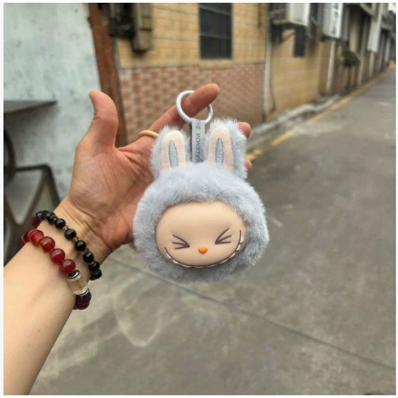 Keychain plastic, plush pendant, doll, bag decoration, second generation, for beloved