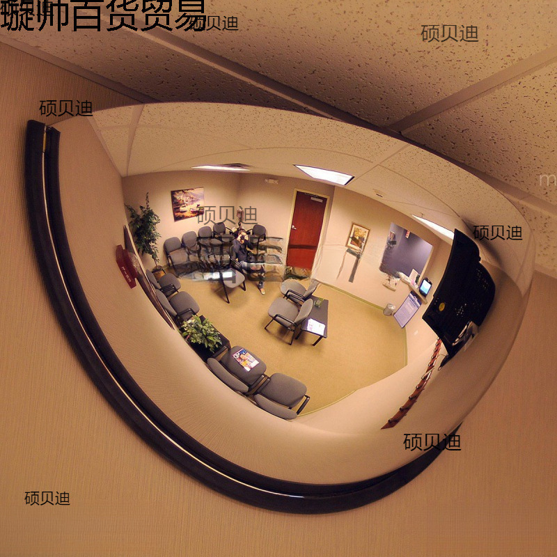 球面反光镜凸面广角镜超市防盗车库镜亚克力.