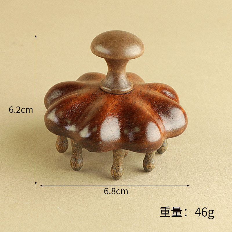 연꽃 이빨 빗을 다루다