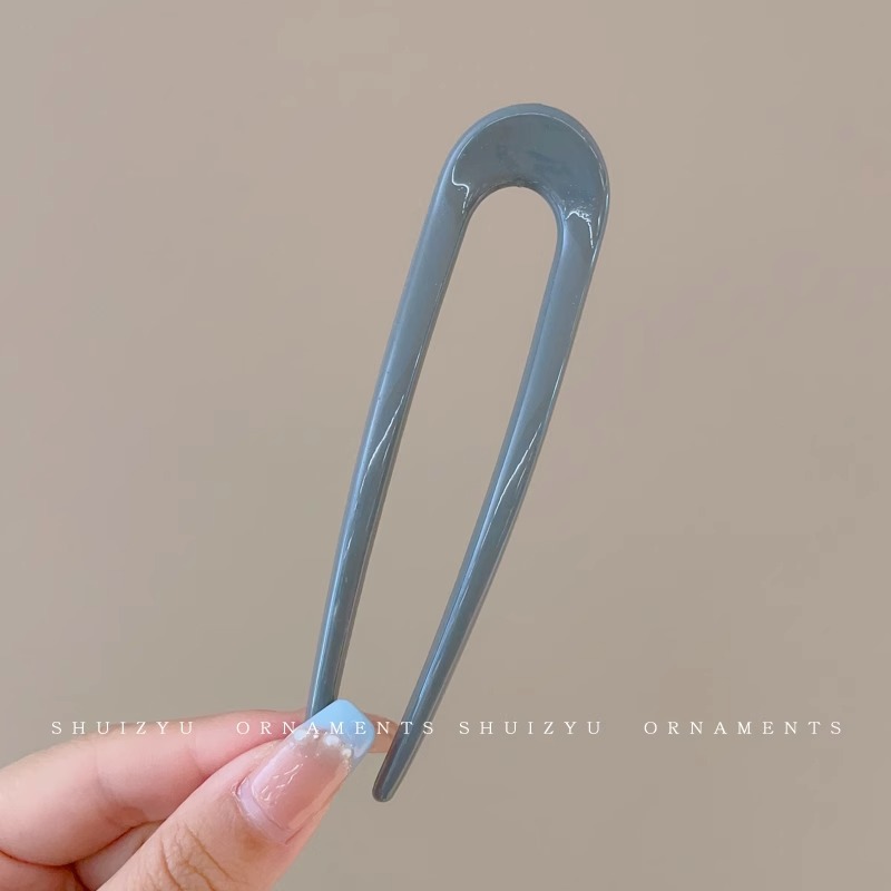 Peine de inserción de artefacto para el cabello con cabeza de bola fija, horquilla para mujer, horquilla al revés, horquilla en forma de U, nuevo peine para el cabello 2025