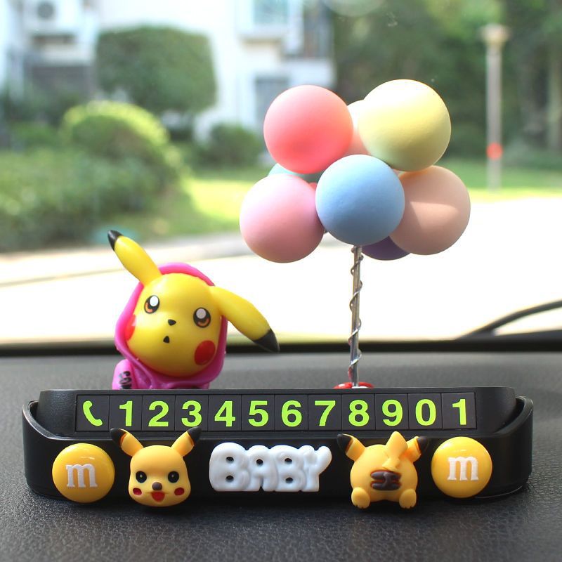 Pikachu de una palabra-negro + suéter rosa (pequeño) + bola de Marka