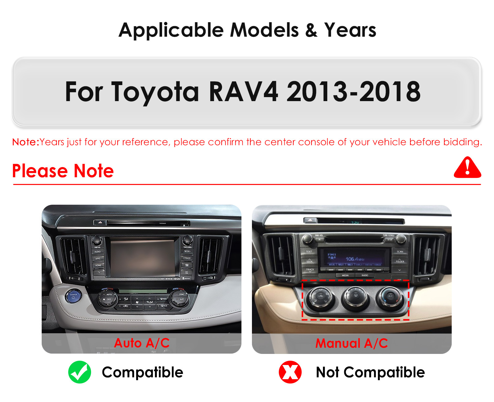 Suitable for 13-18 Toyota Rav4 car radio multimedia player car GPS vertical screen navigator