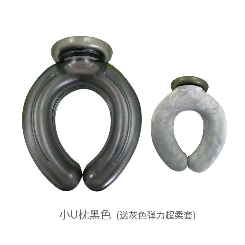 现货批发透明U型PVC灌水热水袋冷敷热敷两用多场景使用小U枕|undefined