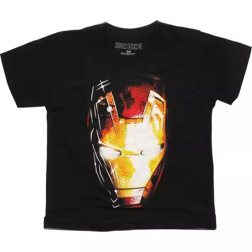 European and American style Iron Man foreign trade retro classic men's loose T-shirt European and American style Iron Man foreign trade retro classic men's loose T-shirt