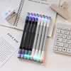 Cross -border creative stationery Student shining turns to reflect the cool colorful color lamp pen to decompress the gift pen