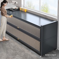 新款厨房置物架落地多层厨房橱柜多功能微波炉超厚餐边柜储物柜子