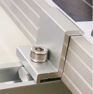 中压光伏板压块太阳能发电站铝合金板卡扣含螺栓弹垫固定支撑配件