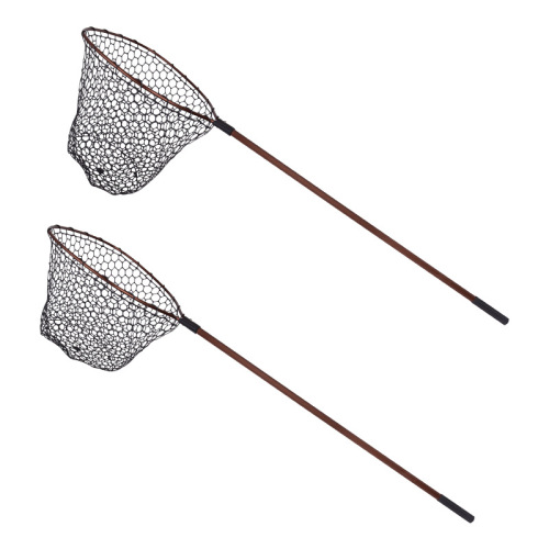 Taiyu aluminum alloy copy net 1.48 meters telescopic rubber silicone deepening net bag Luya copy net fishing net wholesale