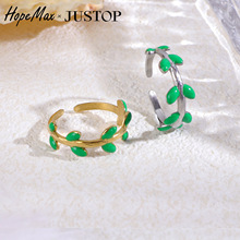 JUSTOP �W���r�к��sֲ���ָ ��ɫ18K���͘��~��ָ�ɫ�_��ָ�h