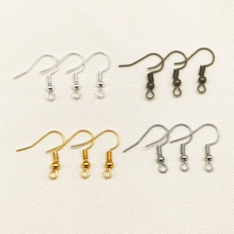 Spring Bead Ear Hook Earrings Ear Jewelry Handmade DIY Accessories with Round Bead Curved Ear Hook Question Mark Hook Spot Wholesale Spring Bead Ear Hook Earrings Ear Jewelry Handmade DIY Accessories with Round Bead Curved Ear Hook Question Mark Hook Spot Wholesale