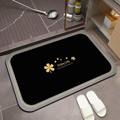 珪藻泥マットクロスボーダーシンプルトイレ玄関耐摩耗性滑り止めマットバスルーム吸水速乾性マット