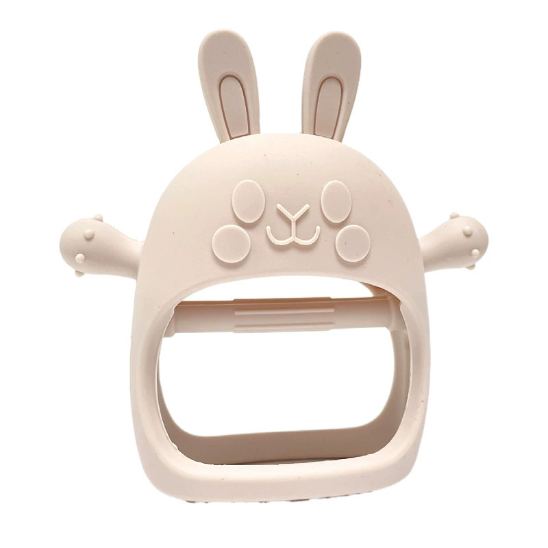Silicone cartoon teether, children's rabbit for ears, new collection, teething