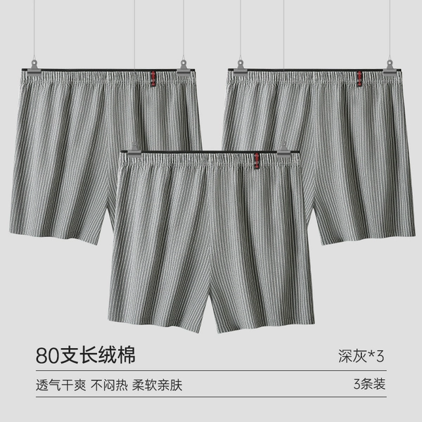 [Open rib style 3 pack] Dark gray + dark gray + dark gray (antibacterial cotton)