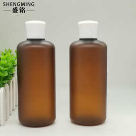 500ML茶色玫瑰纯露爽肤水瓶 保湿精华水精华液空瓶 PET漱口水瓶