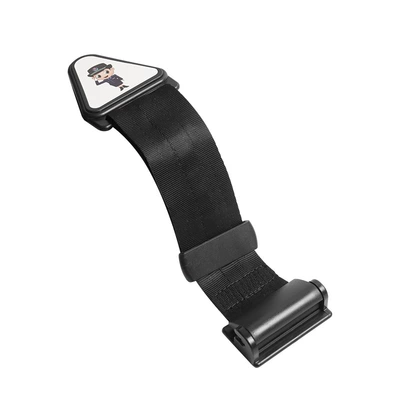 Seat belt shoulder pad: belt adjuster seat triangle