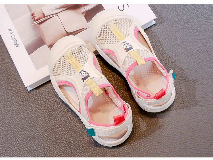 Breathable Mesh Sandals For Kids Summer Comfortable Soft Sole Shoes_voghion.com