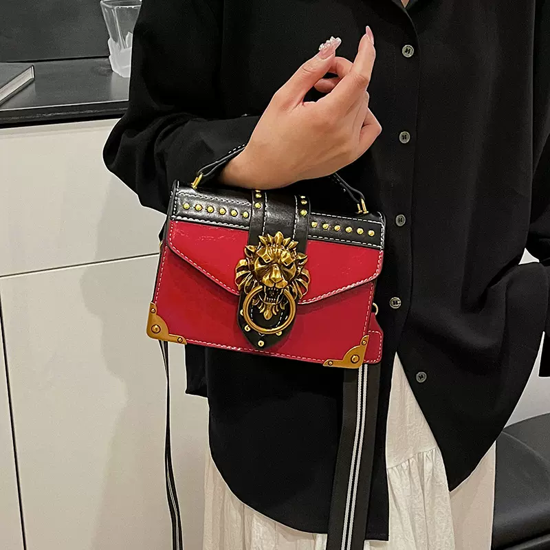 潮流大气跨境批发时尚女包新款百搭单肩斜挎包欧美简约百搭小方包