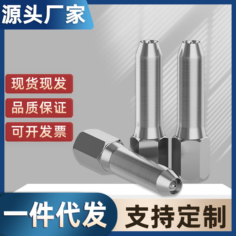 黄油枪头高压黄油枪嘴头尖头硬管软管手动黄油枪配件防锈枪嘴批发