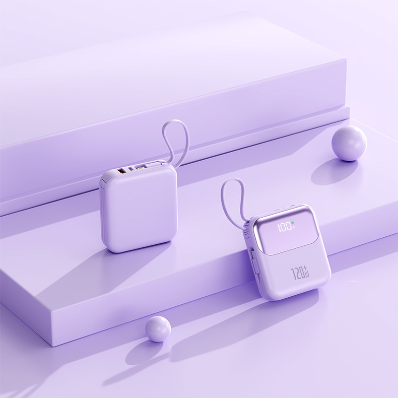 3C Sertifikalı Süper Hızlı Şarj Powerbank 20000mAh Kablolu Kompakt Taşınabilir Mobil Güç Kaynağı
