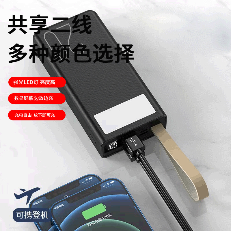 Viajes inalámbricos multicolores de energía móvil al aire libre 5w mAh de gran capacidad de carga de teléfonos móviles en stock