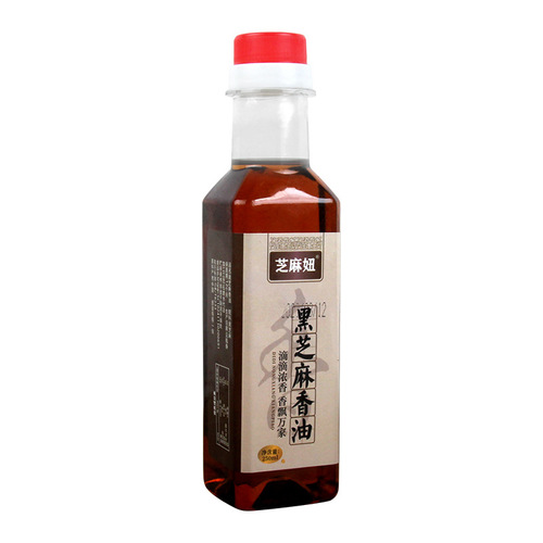 Black sesame oil, small ground sesame oil, sesame oil, self-pressed by farmers, Henan specialty, household and commercial manufacturers, on behalf of