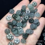 双面蓝水天然翡翠散珠