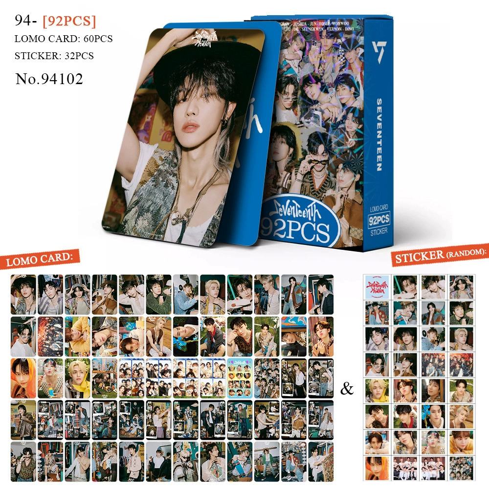 Набор 92 карточки с фото, BTS BPSKTWICE, двусторонние LOMO-карточки, фабричная печать
