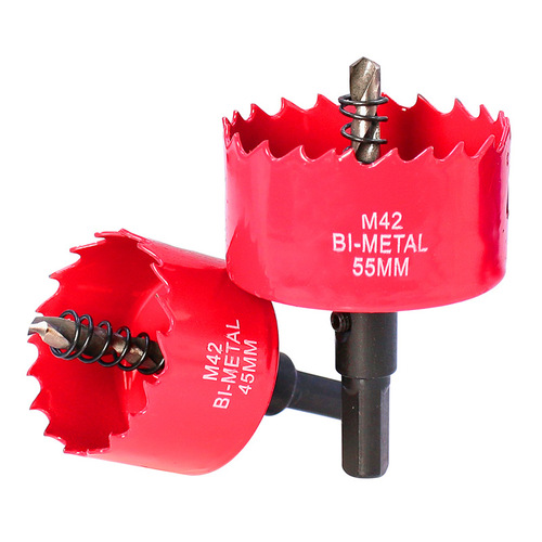 M42 bimetal woodworking hole opener gypsum board PVC plastic iron plate downlight drilling drill bit round hole expander