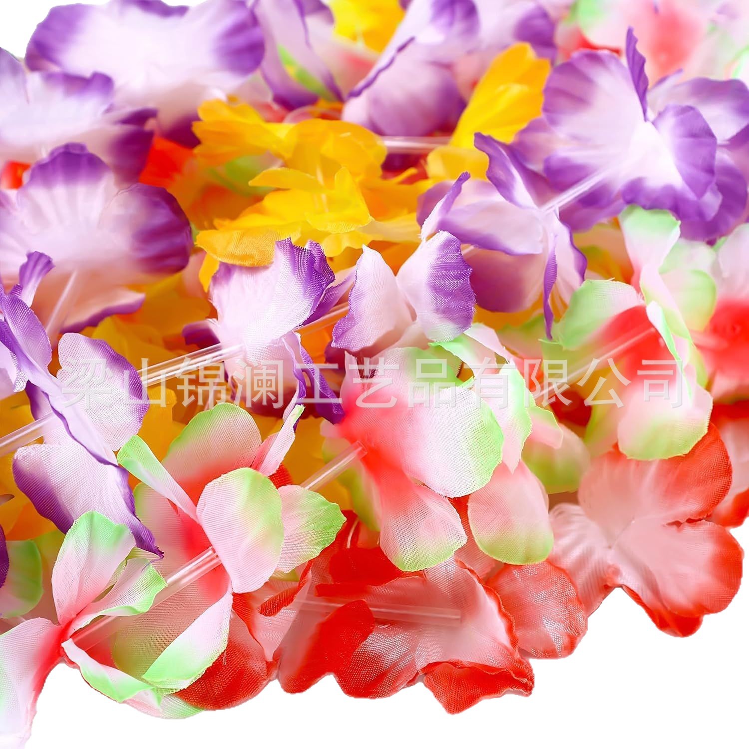 Hawaian 60 guirlandas set para adultos playa fiesta guirlandas de color hawaian baile espectáculo accesorios