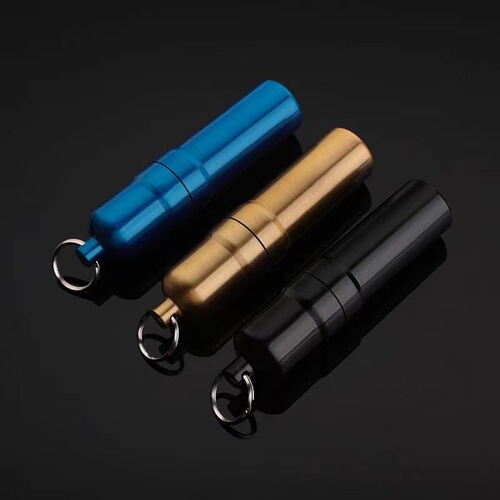 Outdoor waterproof and moisture-proof portable chimney 5-pack pendant sealed pressure-resistant medicine box men's tobacco cigarette box wholesale