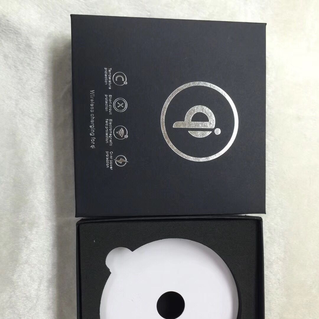 无线充包装盒 无线充中性包装彩盒 充电器彩盒 通用无线充包装