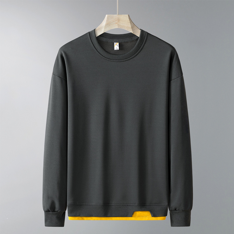 Sudadera hombre cuello redondo cómoda a la moda y versátil_voghion.com