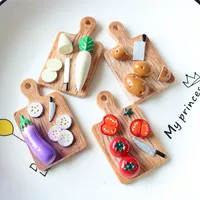 Овощная разделочная доска Картофель Помидор DIY Наклейка на холодильник Ящик для хранения ювелирных изделий Аксессуары из смолы Автомобиль Воздушное отверстие Украшение