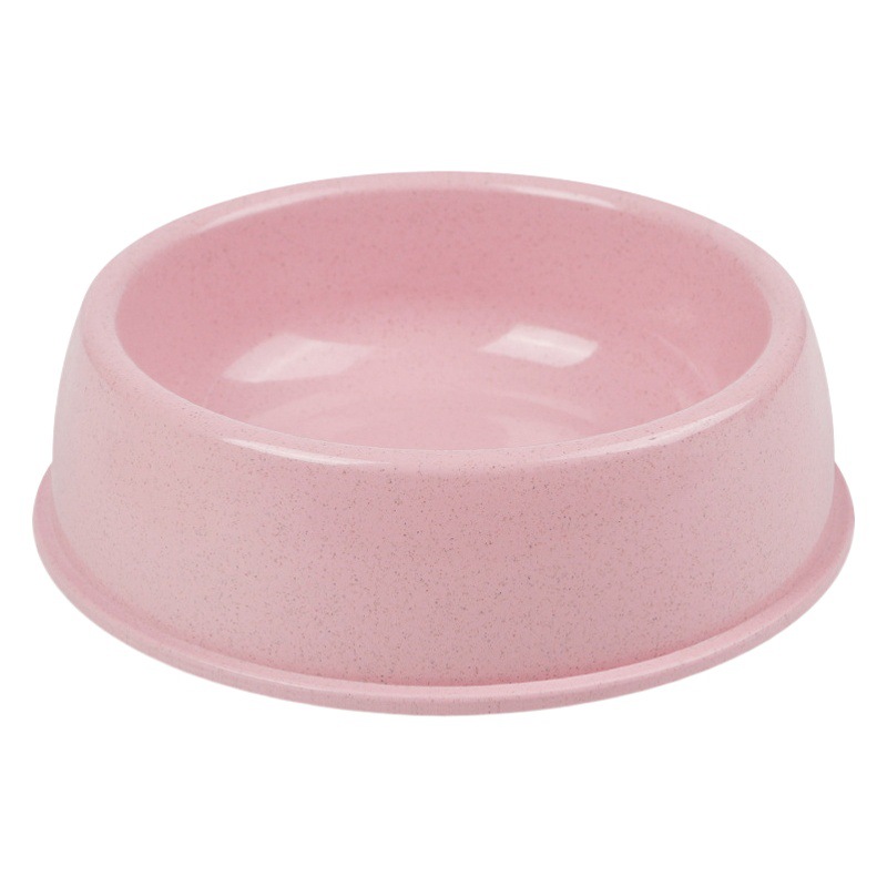 Fábrica al por mayor pipetao actualización engrosada paja de trigo tazón de comida para mascotas boca redonda imprimible LOGO publicidad perro tazón