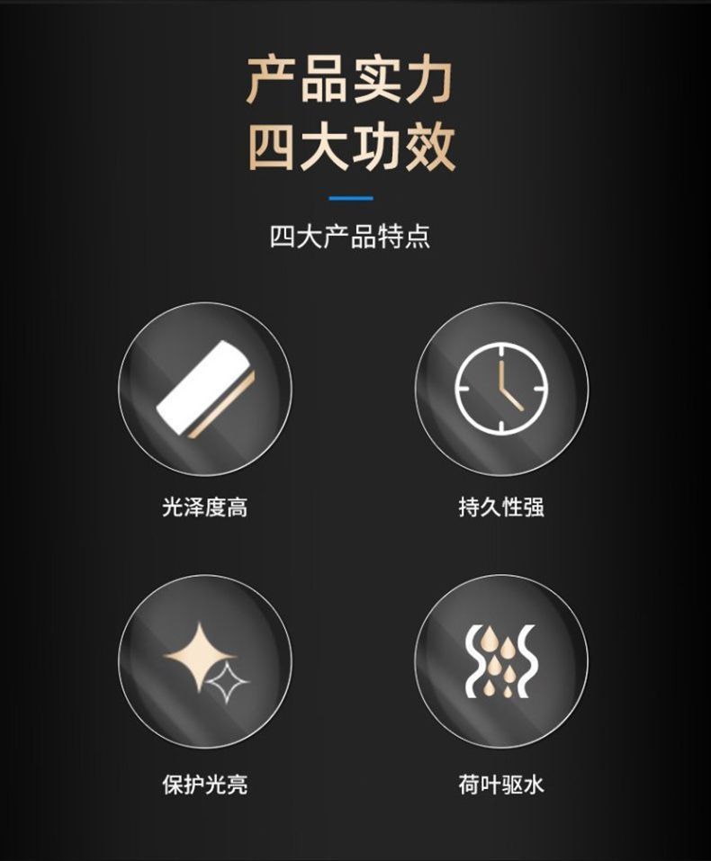 Shikai Xc Black Car Special Wax Classy Coating Protective Wax Polishing Brightening Solid Car Wax Colorful Black Gold Wax