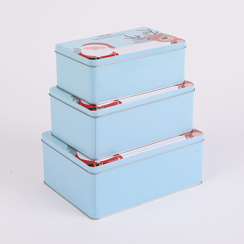 compact rectangular tin box