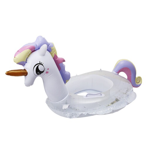 Summer thickened children's swimming ring seat ring baby handle round seat ring children's swimming ring swimming boat wholesale