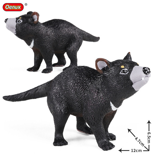 Children's simulated animal toy solid animal model Tasmanian devil Tasmanian devil cognitive gift ornaments