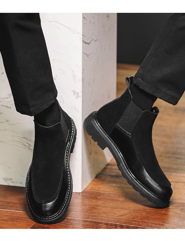 Chelsea boots uomo stivaletti in pelle eleganti e comodi_voghion.com