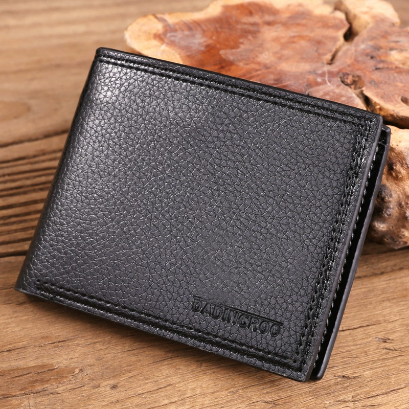 Polyurethane short wallet, card holder for driver's license