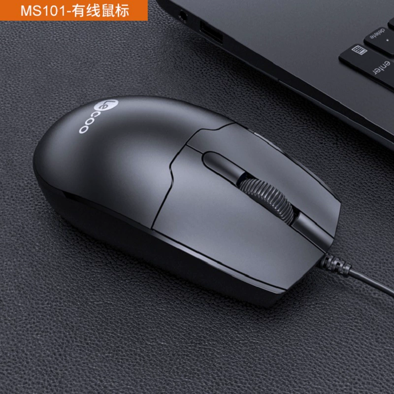 Новая модель, подходящая для ноутбука/ПК Laiku MS101, проводная USB оптическая мышь для дома и офиса
