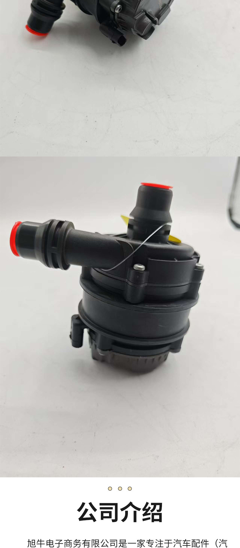 Car Water Pump Auxiliary Water Pump Cooling Water Pump Electronic Water Pump Suitable for 11518482744 Bmw Series