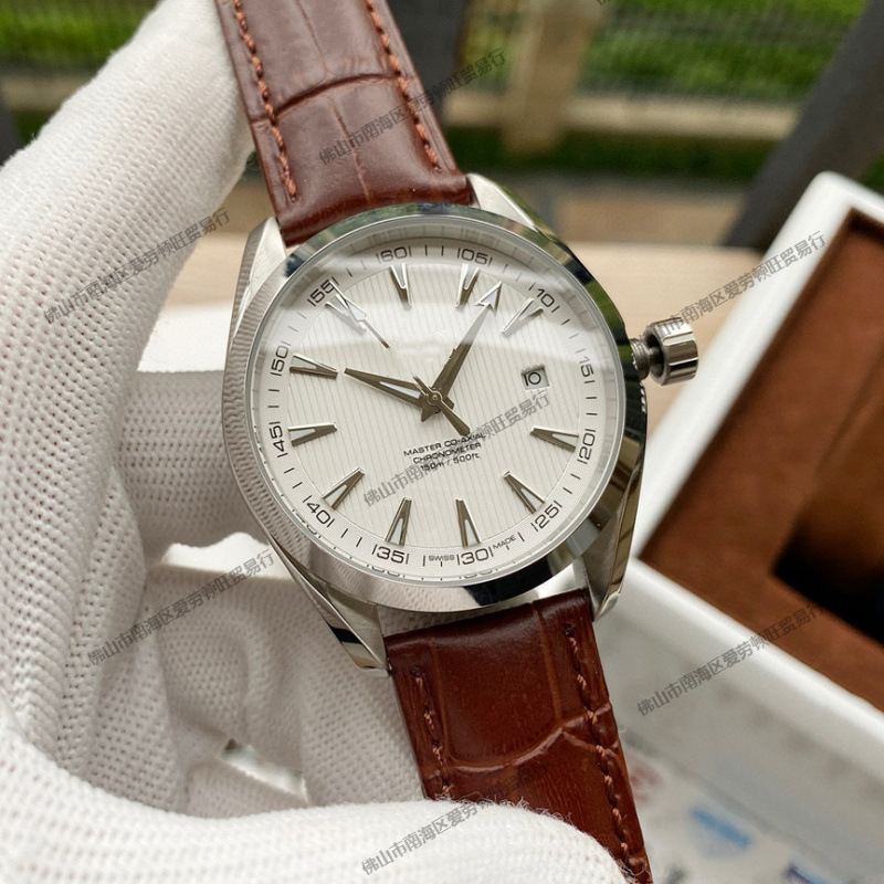 Omijia Seahorse Series Fully Automatic Mechanical Watch with Calendar, High-End Stainless Steel Belt, Luminous Men's Watch