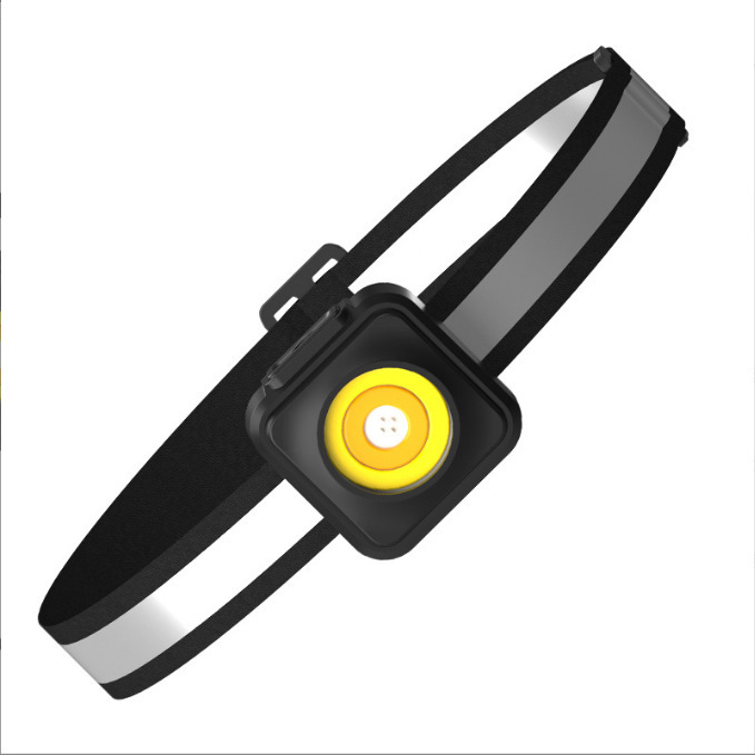 Lámpara de cabeza de absorción magnética ultra ligera USB multifuncional transfronteriza lámpara de cabeza de carrera nocturna lámpara de cabeza de pesca al aire libre lámpara de carrera
